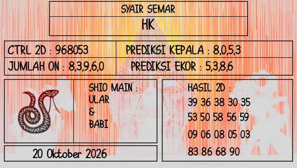Gambar Syair HK 10 – Kode Syair Hongkong Hari Ini