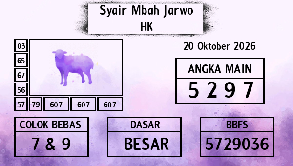 Gambar Syair HK 20 – Kode Syair Hongkong Hari Ini